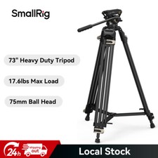 SmallRig Videostativ 74-Zoll (180cm) Heavy Duty Tripod Hochleistungs Stativ 3751