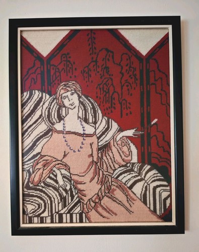 Vintage art deco stil - art,
