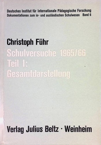 Schulversuche 1965 1966 - schulversuche, 1965/1966