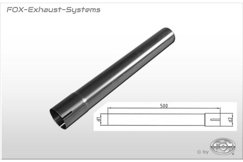 Edelstahl auspuff rohr ø - auspuff,