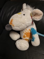 NICI Maus Ratte Leroy weiß Farbratte Farbkleckse 27 cm groß