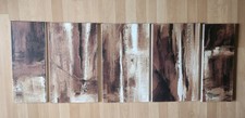 Acryl-Bild auf Leinwand 5 teilig abstrakt, modern, Brauntöne