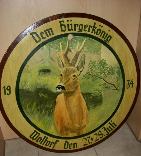 Große schützenscheibe - große,