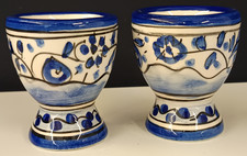 * 2x Keramik Eierbecher 1992