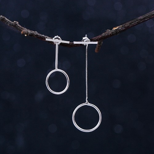 Ohrstecker lange kette - ohrstecker,