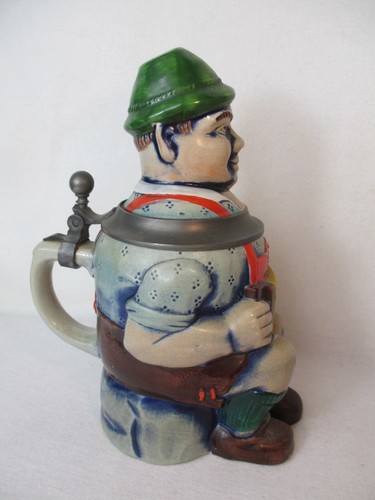 Bierkrug keramik figurenkrug - bierkrug,