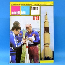 DDR Modellbau heute 5 1989 GST DDR Flugmodell Schiffsmodell Bauplan Grumman F4F