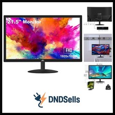 PC Monitor 21.5 Zoll Business Computer Bildschirm Gaming Monitor FHD 1920x108...