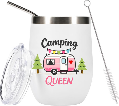 Camping edelstahlbecher mit - camping,