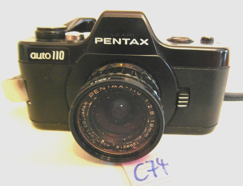 Pentax auto 110 slr kamera - auto, mit