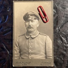 Insterburg Tschernjachowsk Kaliningrad Soldat 10x6,5 Original Kabinett Foto 1.WK