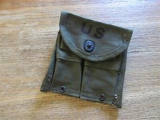 Original US Army Magazintasche US30 M1 Carabine Rifle Korea Ammunition Pouch NAM
