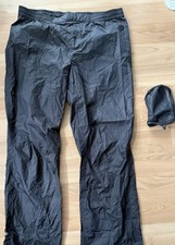 VAUDE Mens Drop Pants II Fahrrad Regenhose Schwarz