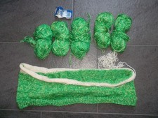 380 g Strickgarn Wolle Garn 5 Knäule + 1 Strickteil Spinnrad Madeleine grün weiß