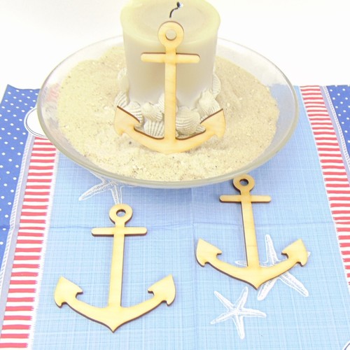 Anker aus holz maritim - aus,