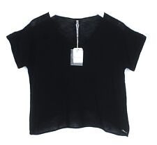 Cop Copine Lavardin Bluse Damen Groß Transparent Dehnbar Pullover V Ausschnitt