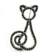 Tiefschwarze Swarovski