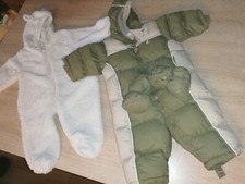 Schneeanzug + Teddyanzug Gr. 68