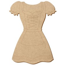 Mdf dirndl deko - -,