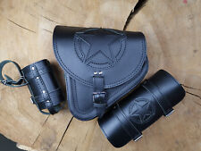 Schwingentasche Fortuna + Werkzeugrolle passend für Harley Davidson Stern HD Set