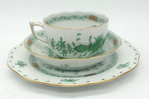 Herend apponyi grün gold - -,