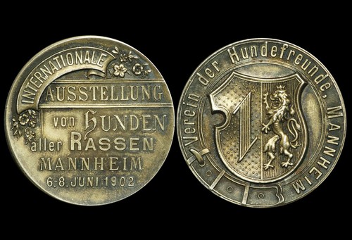 Hundezucht medaille 1902 - hundezucht:,