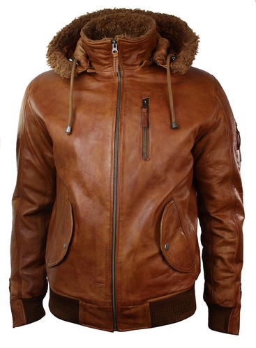 Herren biker echt echtleder - echt,