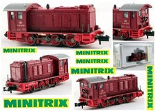 MINITRIX 12535 VINTAGE DIESELLOK SWITCHER V36 MANÖVER BOX SPUR-N 1/160