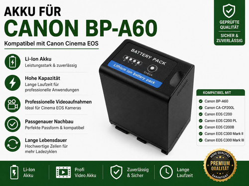 Akku für canon a60 - für,