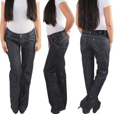 Damen bootcut jeans schlaghose - damen,
