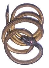 Schlangen Armband vergoldet