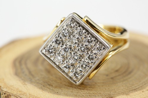 Brillant ring 750 - 0,80, ct.