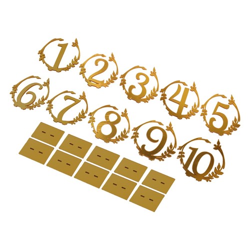 Acryl tischschild set mit - tischschild,