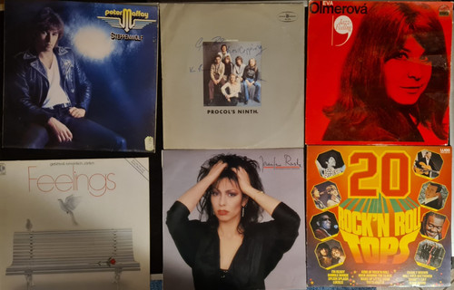 Vinyl schallplattensammlung - vinyl,