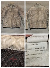 offset Lederjacke, Gr.: 52