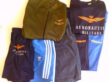 Top-Kleidungspaket Herren Gr. L - 7teilg - Aeronautica Militare/Adidas/Uhlsport