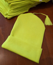 50Stck. Wintermützen Strickmütze Beanie neon gelb Fastnacht Wurfartikel