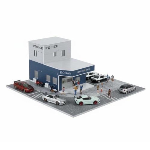 Miniatur-Polizeistation