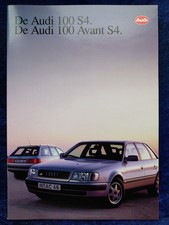 Audi 100 C4 S4 Prospekt 1.1992