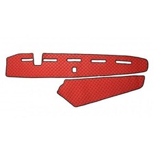 Rote Armaturenbrettmatten Eco Lederbezüge Für Volvo FH4 EURO 6 Sensor