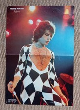 Freddie Mercury Queen POP Poster    Rückseite SLADE  ca 29 cm x 42 cm