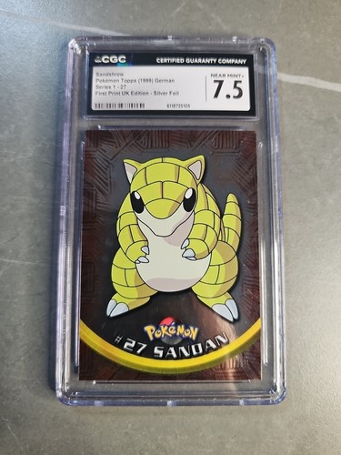 Sandshrew pokémon topps 1999 - sandshrew,