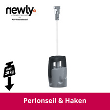 1 St. NEWLY Perlonseil- & Hakenset, versch. Längen, 20 kg, für Galerieschiene