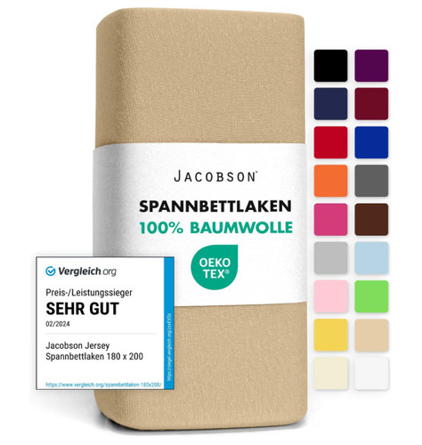 Jacobson jersey spannbettlaken - jacobson,