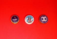 3 verschiedene Kronkorken | Gaffel Kölsch | Sondereditionen