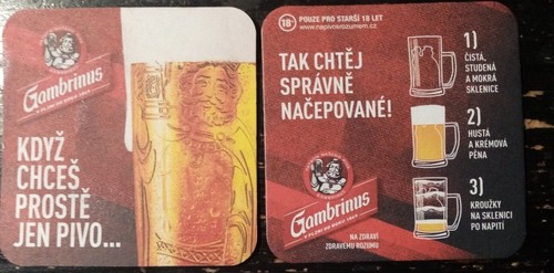 Tschechischer bierdeckel - tschechischer,