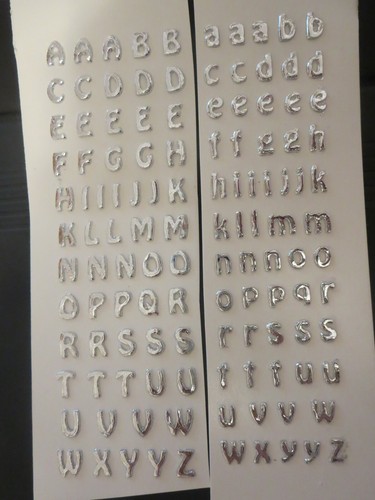 Buchstaben aus wachs groß - aus, wachs,