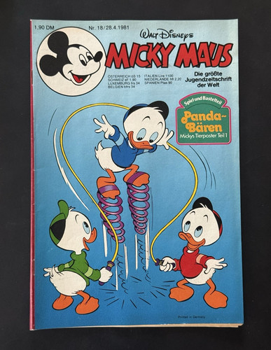 Micky maus comic heft 18 - comic, nr.