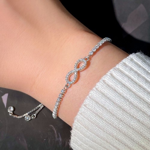 Tennisarmband silberfarbe - tennisarmband,