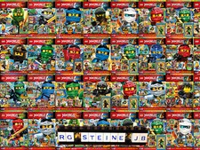 Lego® Ninjago™ 18 verschiedene Magazine Hefte Comics Heft Poster Magazin blue